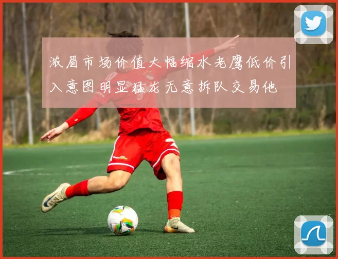 浓眉市场价值大幅缩水老鹰低价引入意图明显猛龙无意拆队交易他